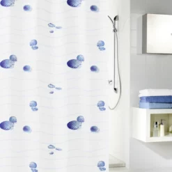 Kleine Wolke - Miami Polyester Shower Curtain - W1800 X H2000 - Blue