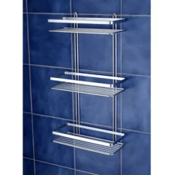 Eurosh Satina Shower Storage Basket - Chrome 3 Tier (56590)