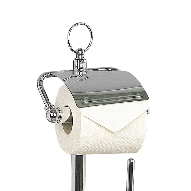 Miller - Classic Freestanding Toilet Roll Holder & Brush Set 1 Miller - Classic Freestanding Toilet Roll Holder & Brush Set