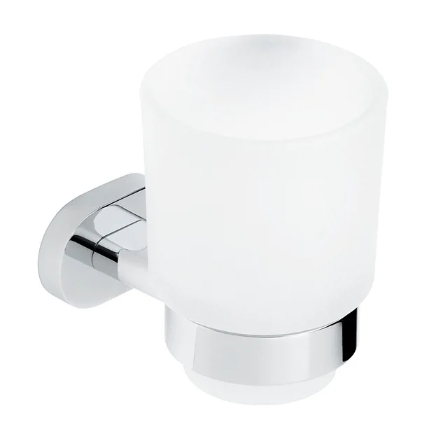 Roper Rhodes Arena Frosted Glass Toothbrush Holder 1 Roper Rhodes Arena Frosted Glass Toothbrush Holder
