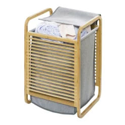 Wenko Bahari Bamboo Laundry Bin