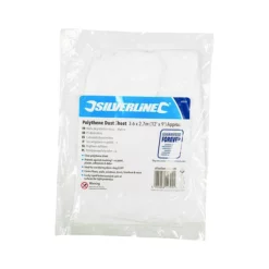 Victorian Plumbing Polythene Dust Sheet 3.6 X 2.7m