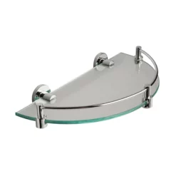 Miller - Classic Glass Cloakroom Shelf