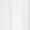 Eurosh Diamond Shower Curtain W1800 X H1800mm W/ 12 Curtain Rings - White