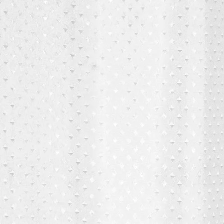 Eurosh Diamond Shower Curtain W1800 X H1800mm W/ 12 Curtain Rings - White 1 Eurosh Diamond Shower Curtain W1800 X H1800mm W/ 12 Curtain Rings - White