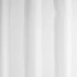 Eurosh White Anti-Bacterial Polyester Shower Curtain W1800 X H1800mm