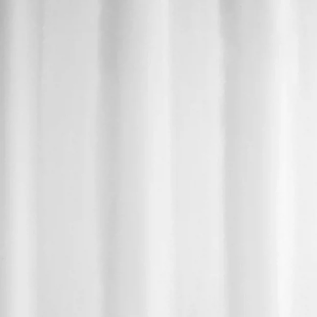 Eurosh Extra Wide White Anti-Bacterial Polyester Shower Curtain W2400 X H1800mm 1 Eurosh Extra Wide White Anti-Bacterial Polyester Shower Curtain W2400 X H1800mm