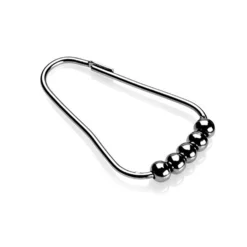 Victorian Plumbing 12 Chrome Plated Easy Glide Shower Curtain Rings