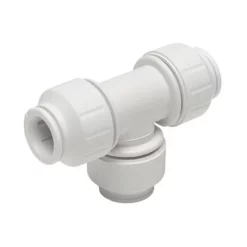 JG Speedfit Plumbing Fitting JG Speedfit 22mm White Equal Tee