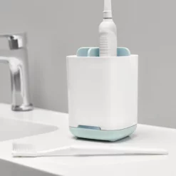 Joseph Joseph Bathroom Joseph Joseph Easy-Store Toothbrush Caddy - White/Blue