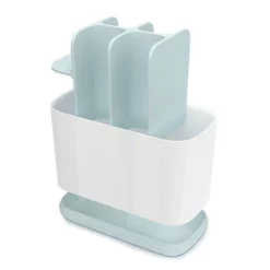 Joseph Joseph Bathroom Joseph Joseph Easy-Store Large Toothbrush Caddy - White/Blue -smedbo shop 70501 d1