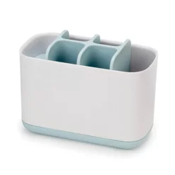 Joseph Joseph Bathroom Joseph Joseph Easy-Store Large Toothbrush Caddy - White/Blue
