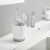 Joseph Joseph Bathroom Joseph Joseph Easy-Store Toothbrush Caddy - White/Grey