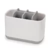 Joseph Joseph Bathroom Joseph Joseph Easy-Store Large Toothbrush Caddy - White/Grey