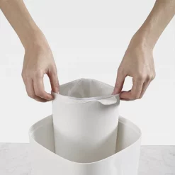 Joseph Joseph Bathroom Joseph Joseph Split Bathroom Waste Separation Bin - White/Grey -smedbo shop 70514 d3