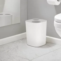 Joseph Joseph Bathroom Joseph Joseph Split Bathroom Waste Separation Bin - White/Grey