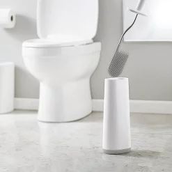 Joseph Joseph Bathroom Joseph Joseph Flex Smart Toilet Brush & Holder - White/Grey -smedbo shop 70515 d3