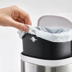 Joseph Joseph Bathroom Joseph Joseph Split 6L Stainless Steel Bathroom Recycling Bin -smedbo shop 70520 d3