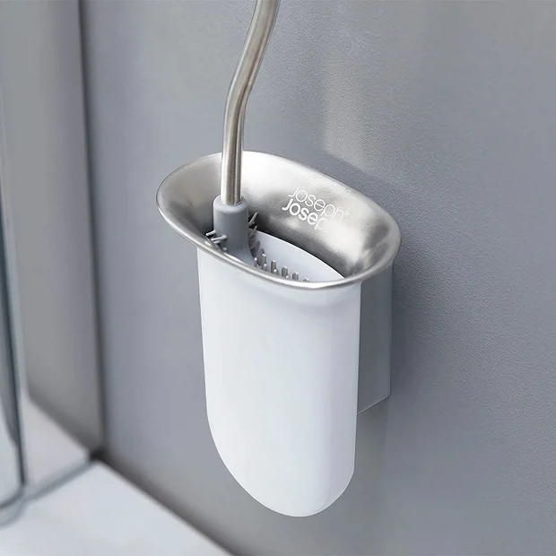 Joseph Joseph Bathroom Joseph Joseph Flex Steel Wall Mounted Toilet Brush & Holder 6 Joseph Joseph Bathroom Joseph Joseph Flex Steel Wall Mounted Toilet Brush & Holder - Image 6