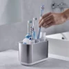 Joseph Joseph Bathroom Joseph Joseph EasyStore Steel Large Toothbrush Holder