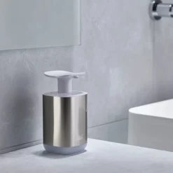 Joseph Joseph Bathroom Joseph Joseph Presto Steel Hygienic Soap Dispenser