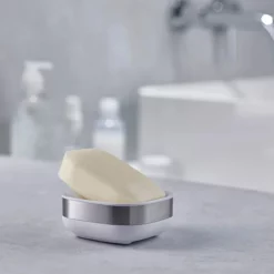 Joseph Joseph Bathroom Joseph Joseph Slim Steel Compact Soap Dish