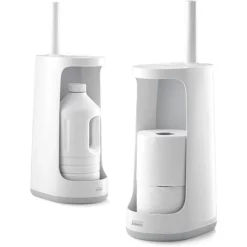 Joseph Joseph Bathroom Joseph Joseph Flex Store Toilet Brush With Extra-large Caddy - Grey/White -smedbo shop 70537 d2