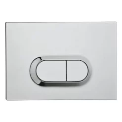 VitrA Loop O Mechanical Flush Plate - Chrome