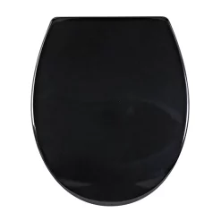 Aqualona Duroplast Soft Close Toilet Seat With Quick Release - Black