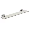 Miller Oslo Polished Nickel Glass Shelf