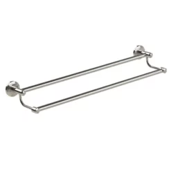 Miller Oslo Polished Nickel Double Towel Rail