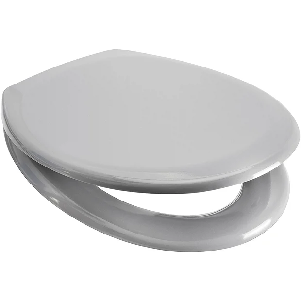 Euroshowers Rainbow Soft Close Toilet Seat - Light Grey 1 Euroshowers Rainbow Soft Close Toilet Seat - Light Grey