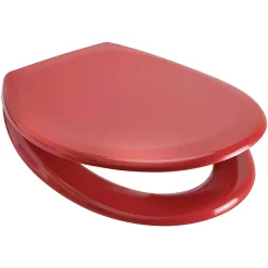 Euroshowers Rainbow Soft Close Toilet Seat - Red