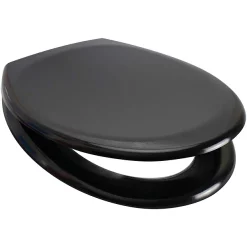 Euroshowers Rainbow Soft Close Toilet Seat - Black