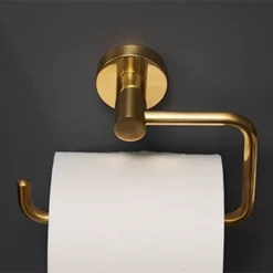 Miller Bond Polished Untreated Brass Toilet Roll Holder -smedbo shop 8710mp d1