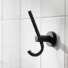 Miller Bond Black Double Robe Hook
