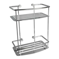 Miller - Classic D-Shaped 2-Tier Shower Basket