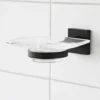 Miller Atlanta Matt Black Soap Dish & Holder