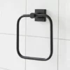 Miller Atlanta Matt Black Towel Ring