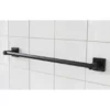 Miller Atlanta 495mm Matt Black Towel Rail