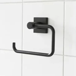 Miller Atlanta Matt Black Toilet Roll Holder