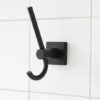 Miller Atlanta Matt Black Double Robe Hook