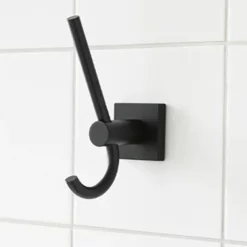 Miller Atlanta Matt Black Double Robe Hook