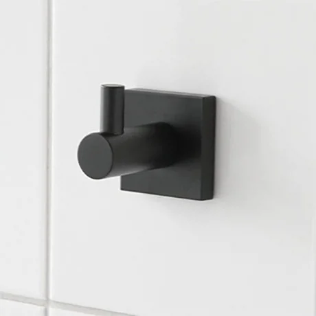Miller Atlanta Matt Black Single Robe Hook 1 Miller Atlanta Matt Black Single Robe Hook
