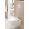 Villeroy & Boch Villeroy And Boch ViConnect Glass Glossy White Dual Flush Plate