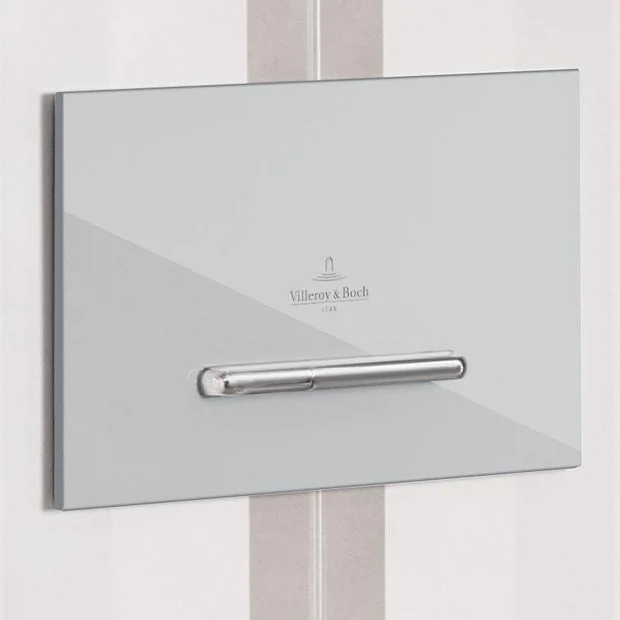 Villeroy & Boch Villeroy And Boch ViConnect Chrome Dual Flush Plate 2 Villeroy & Boch Villeroy And Boch ViConnect Chrome Dual Flush Plate - Image 2
