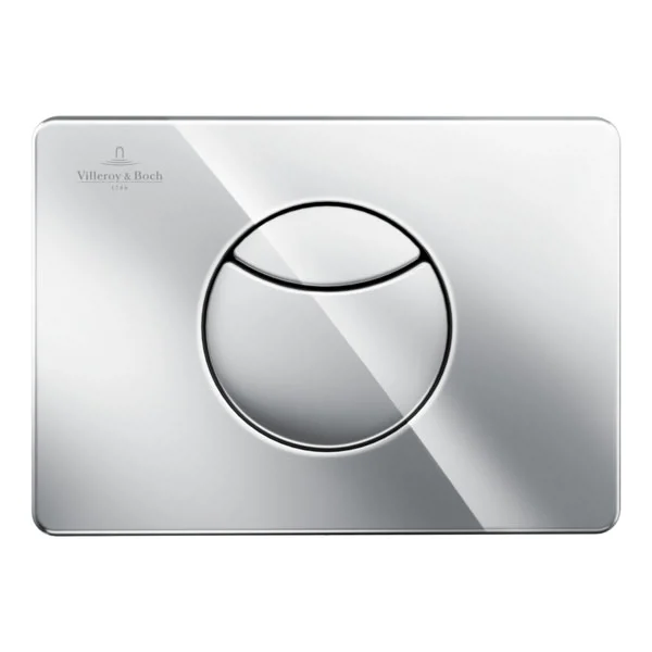 Villeroy & Boch Villeroy And Boch ViConnect Chrome Dual Flush Plate 1 Villeroy & Boch Villeroy And Boch ViConnect Chrome Dual Flush Plate