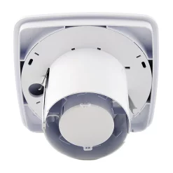 Xpelair LV100 Simply Silent 4" Square SELV Bathroom Fan With Timer + Wall Kit 8 Xpelair LV100 Simply Silent 4" Square SELV Bathroom Fan With Timer + Wall Kit -smedbo shop 93032aw d2 1