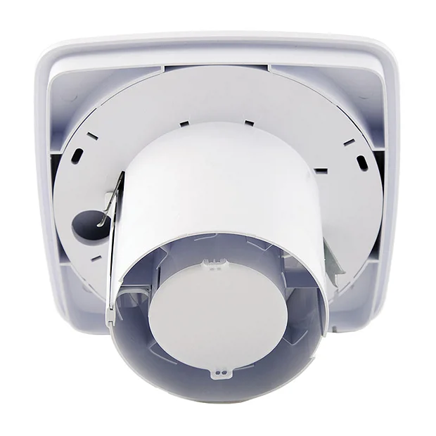 Xpelair LV100 Simply Silent 4" Square SELV Bathroom Fan With Timer + Wall Kit 4 Xpelair LV100 Simply Silent 4" Square SELV Bathroom Fan With Timer + Wall Kit - Image 4