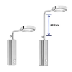 AQUAS Sh AQUAS Chrome 300mm Height Extender